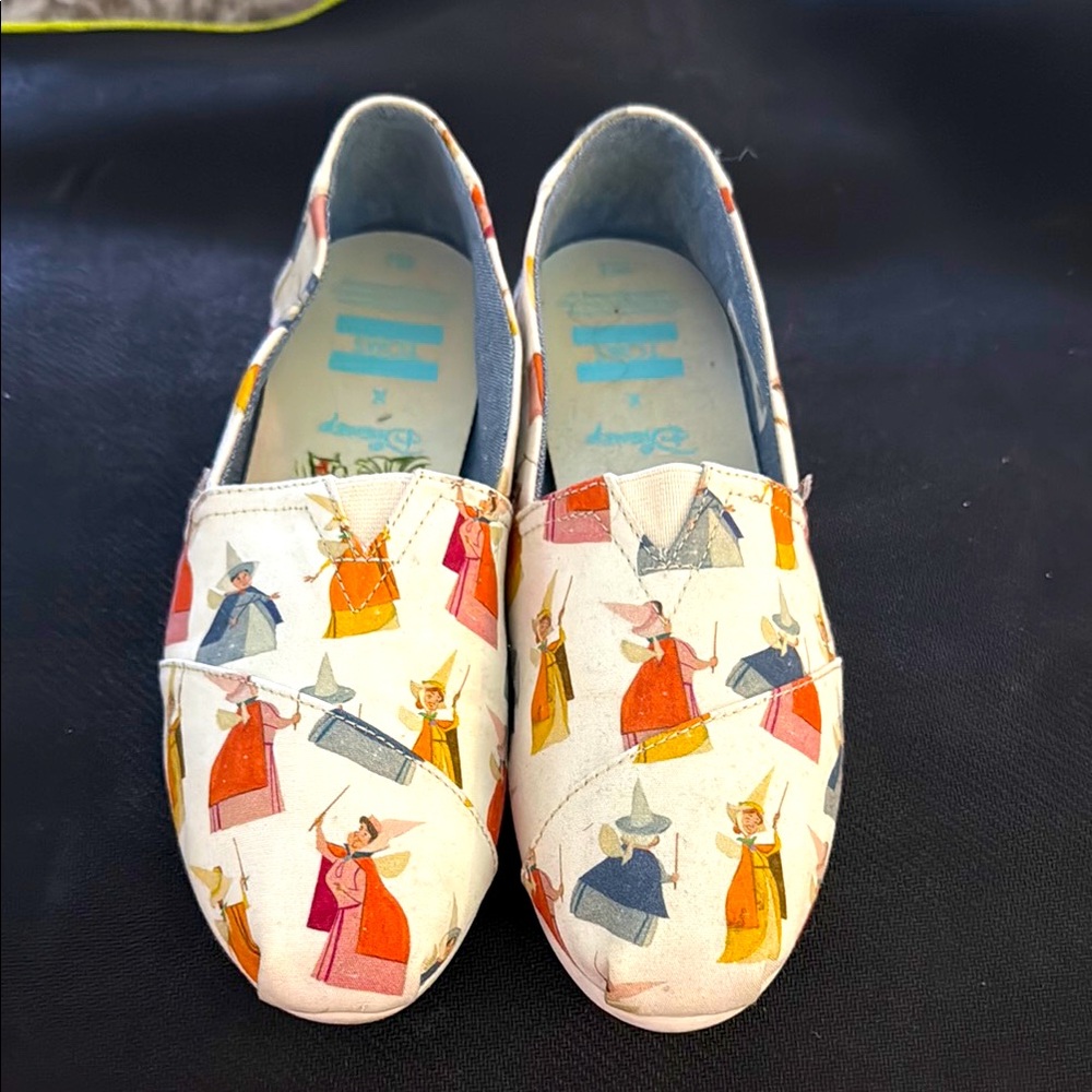 Disney x Toms Sleeping Beauty Shoes